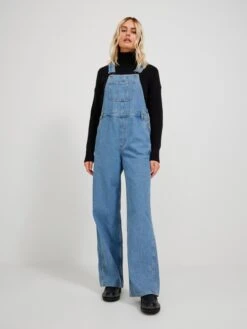 JJXX Tuinbroeken Wide Leg Tuinbroek Jeans Lean Dames Blauw -Dameskleding Verkoop Winkel ac12f1cbef9196c6a7061b579ce5f956