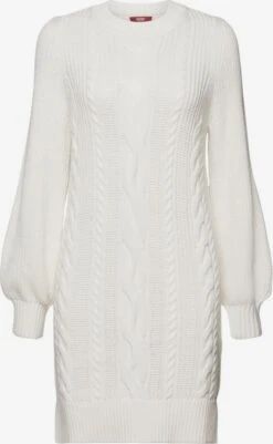 ESPRIT Gebreide Jurken Gebreide Jurk Dames Wit