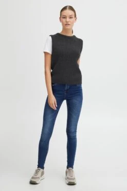 OXMO Truien Zonder Mouwen Trui Salis Dames Zwart -Dameskleding Verkoop Winkel adc7ff00481e0cd262b4f4ad214fef81