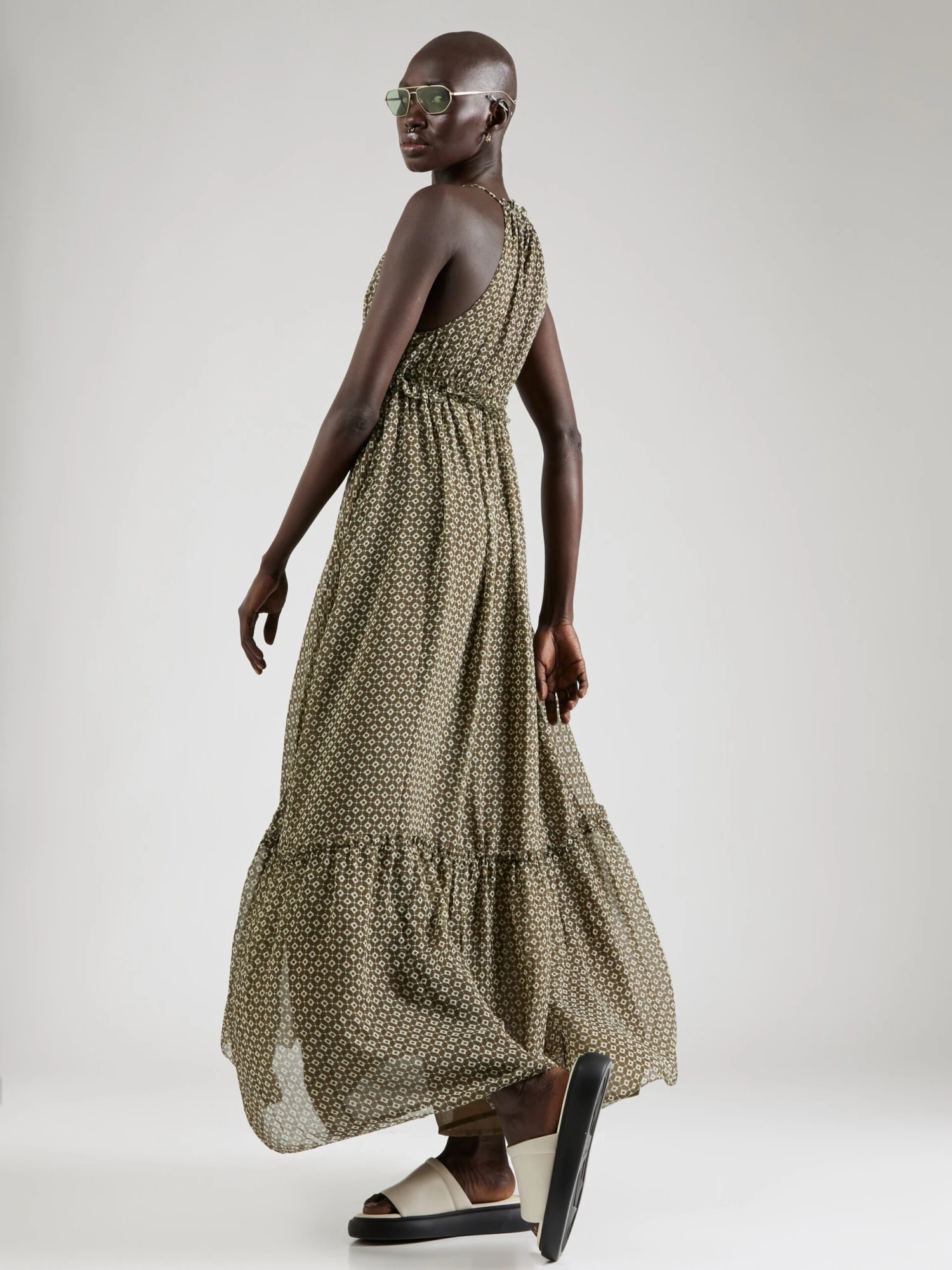 Pepe Jeans Maxi Jurken Jurk Fifi Dames Groen / Olijfgroen 7 Pepe Jeans Maxi Jurken Jurk Fifi Dames Groen / Olijfgroen - Afbeelding 5