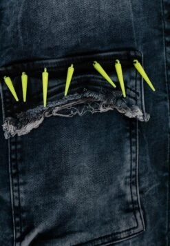 Cipo & Baxx Bodywarmers Bodywarmer Destroyed Dames Blauw -Dameskleding Verkoop Winkel ae545166aa78333476c535b00925fc83