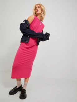 JJXX Maxi Jurken Jurk KELLY Dames Framboos -Dameskleding Verkoop Winkel aea531c31e70d0b894c4acf60a4f9b25
