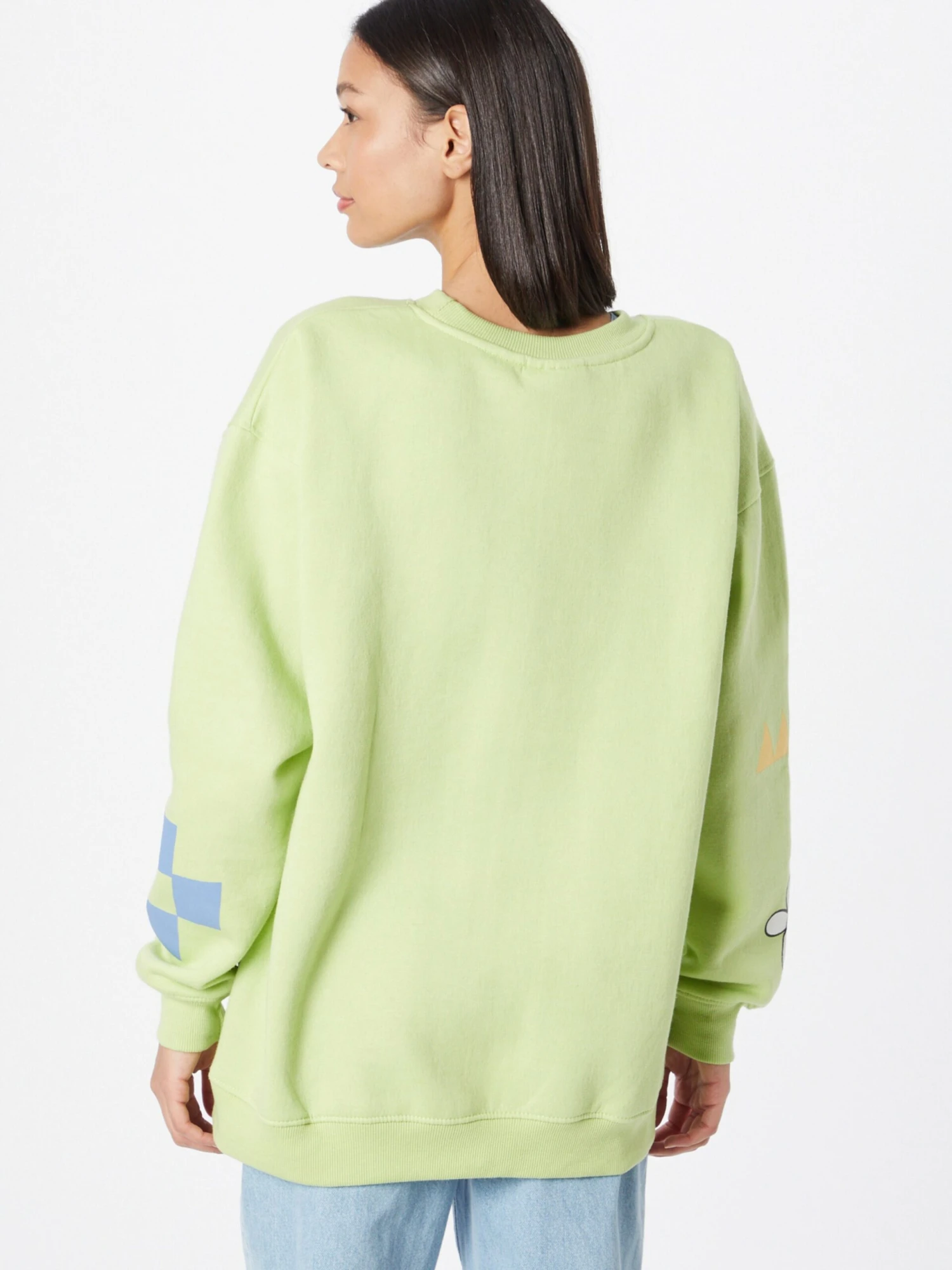 Daisy Street Sweatshirts Sweatshirt Dames Limoen 6 Daisy Street Sweatshirts Sweatshirt Dames Limoen - Afbeelding 4