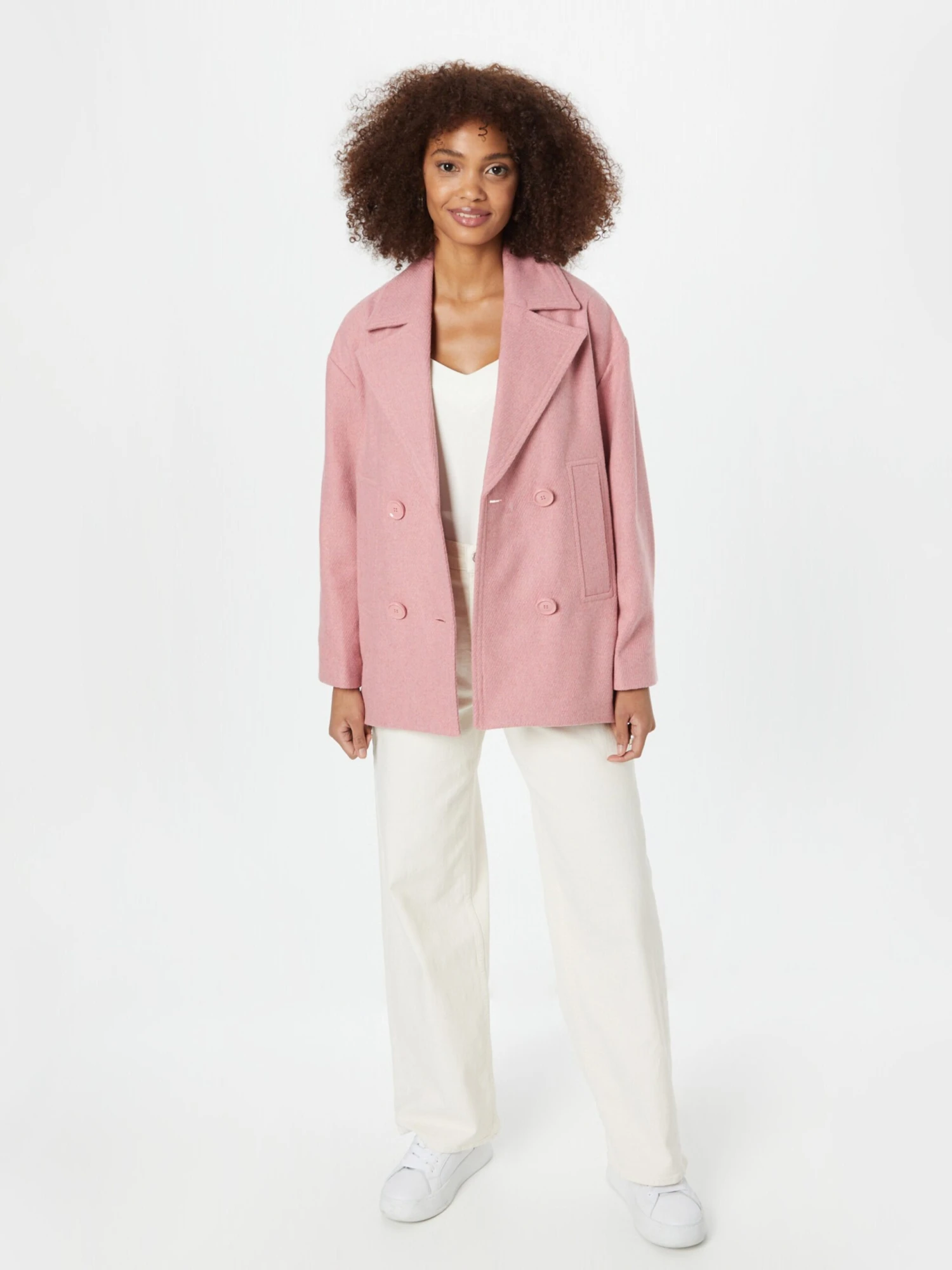 Sisley Korte Mantels Tussenmantel Dames Rosa 7 Sisley Korte Mantels Tussenmantel Dames Rosa - Afbeelding 5