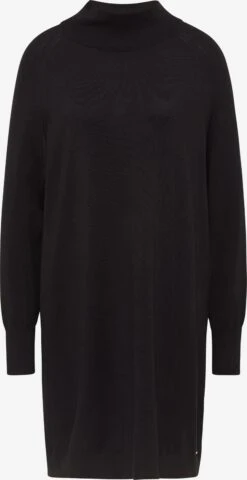 Gebreide Jurken Gebreide Jurk Dames Zwart
