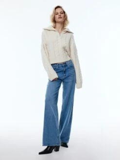 EDITED Coltruien Trui ZADIE Dames Crème -Dameskleding Verkoop Winkel b19e68ba99fefee144396361a6a10688