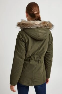 OXMO Winterjassen Winterjas Lona Dames Donkergroen 12 OXMO Winterjassen Winterjas Lona Dames Donkergroen -Dameskleding Verkoop Winkel b29938f1a145930063c32cebee043806