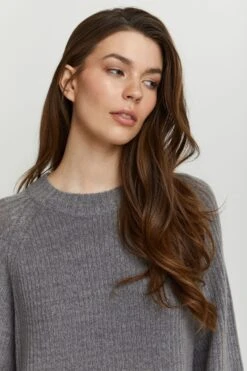 B.young Midi Jurken Jurk Nora Dames Grafiet -Dameskleding Verkoop Winkel b2a42708d1f6427c32f8df49cf453962