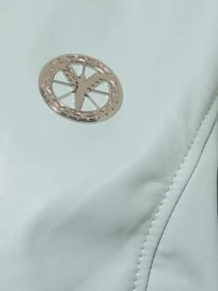 CARLO COLUCCI Leren Jassen Tussenjas Colton-L Dames Blauw -Dameskleding Verkoop Winkel b31209bbb7a1ae5f74e6cd92406f3223