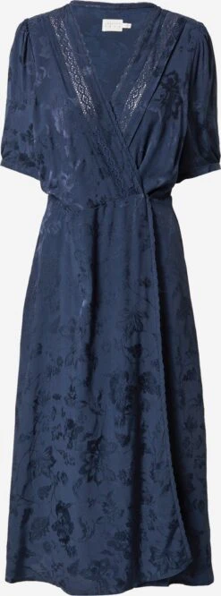 Midi Jurken Jurk VIONETTE Dames Marine / Blauw Gemêleerd