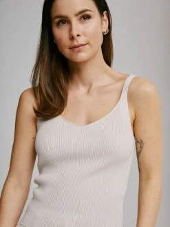 Tops Gebreide Top Isabelle Dames Offwhite -Dameskleding Verkoop Winkel b35970b1791635860d0a22e0f51152db