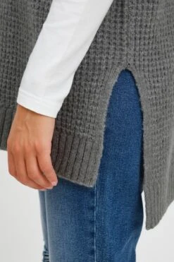 B.young Lange Truien Trui Dames Grijs Gemêleerd -Dameskleding Verkoop Winkel b399c6e76728e3d04bc14b3091d8aa1d