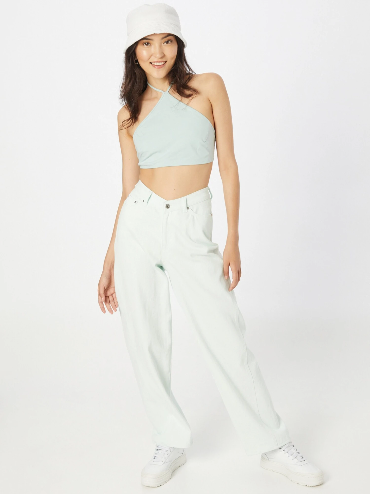 COTTON ON Crop Tops Top EVIE Dames Lichtblauw 7 COTTON ON Crop Tops Top EVIE Dames Lichtblauw - Afbeelding 5