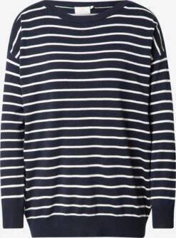 Kaffe Fijngebreide Truien Trui Mala Dames Navy