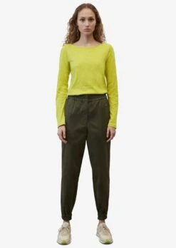 Marc O'Polo Longsleeves Shirt Dames Limoen -Dameskleding Verkoop Winkel b59984a593d2c8811d26dd969671e725