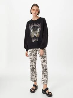 COLOURFUL REBEL Sweatshirts Sweatshirt Lune Dames Zwart 11 COLOURFUL REBEL Sweatshirts Sweatshirt Lune Dames Zwart -Dameskleding Verkoop Winkel b62d6226da0b42b8aa16bd291b79f46b