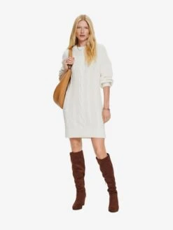 ESPRIT Gebreide Jurken Gebreide Jurk Dames Wit 9 ESPRIT Gebreide Jurken Gebreide Jurk Dames Wit -Dameskleding Verkoop Winkel b757df7f93bf8374329d2c3524e3d855