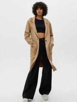 PULL & BEAR Tussenmantels Tussenmantel Dames Sand -Dameskleding Verkoop Winkel b7abe165b393ceed7ccbd63eeee8623e