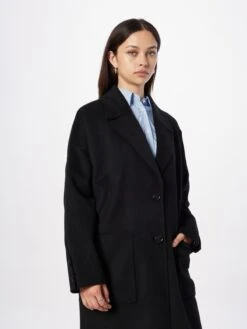 Wollen Mantels Tussenmantel Cattina Dames Zwart -Dameskleding Verkoop Winkel b936b9b266c253c5d385ed89784e0690