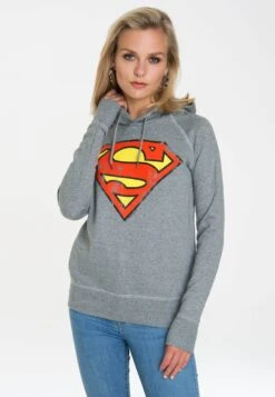 Logoshirt Hoodies Trui Superman - Logo Dames Grijs Gemêleerd -Dameskleding Verkoop Winkel ba67eb8a19533783970851dbd1c7b3d6