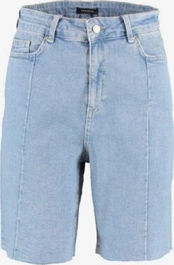 Trendyol Denim Shorts Regular Jeans Dames Blauw