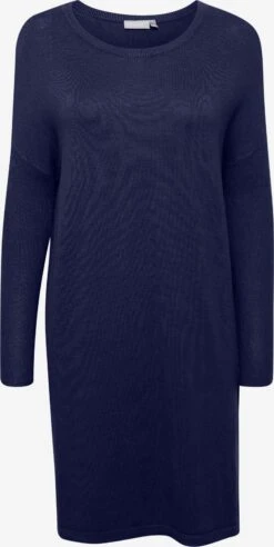 Fransa Lange Truien Trui BLUME Dames Blauw / Navy