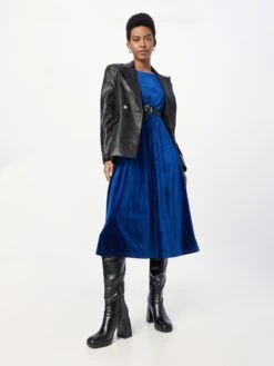 Louche Midi Jurken Jurk FABRICE Dames Navy -Dameskleding Verkoop Winkel bb50ea57cbc9690f0d7550f0631ca64c