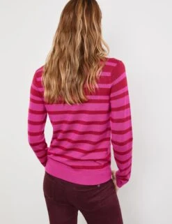 Gerry Weber Coltruien Trui Dames Pink / Magenta -Dameskleding Verkoop Winkel bb82f0be05d079bec9cc217405a5e241