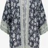Ulla Popken Ponchos & Kimonos Kimono Dames Marine -Dameskleding Verkoop Winkel bcfe5573bc745cba4f35dc1a05715b84