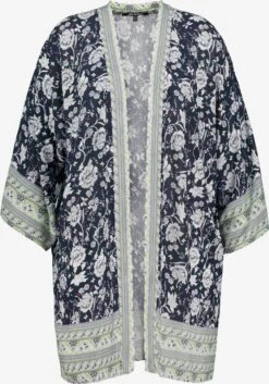 Ulla Popken Ponchos & Kimonos Kimono Dames Marine