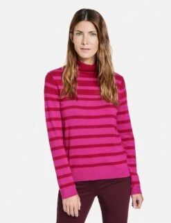 Gerry Weber Coltruien Trui Dames Pink / Magenta -Dameskleding Verkoop Winkel bd061ad2d6f0ec6786792329b2c5e750
