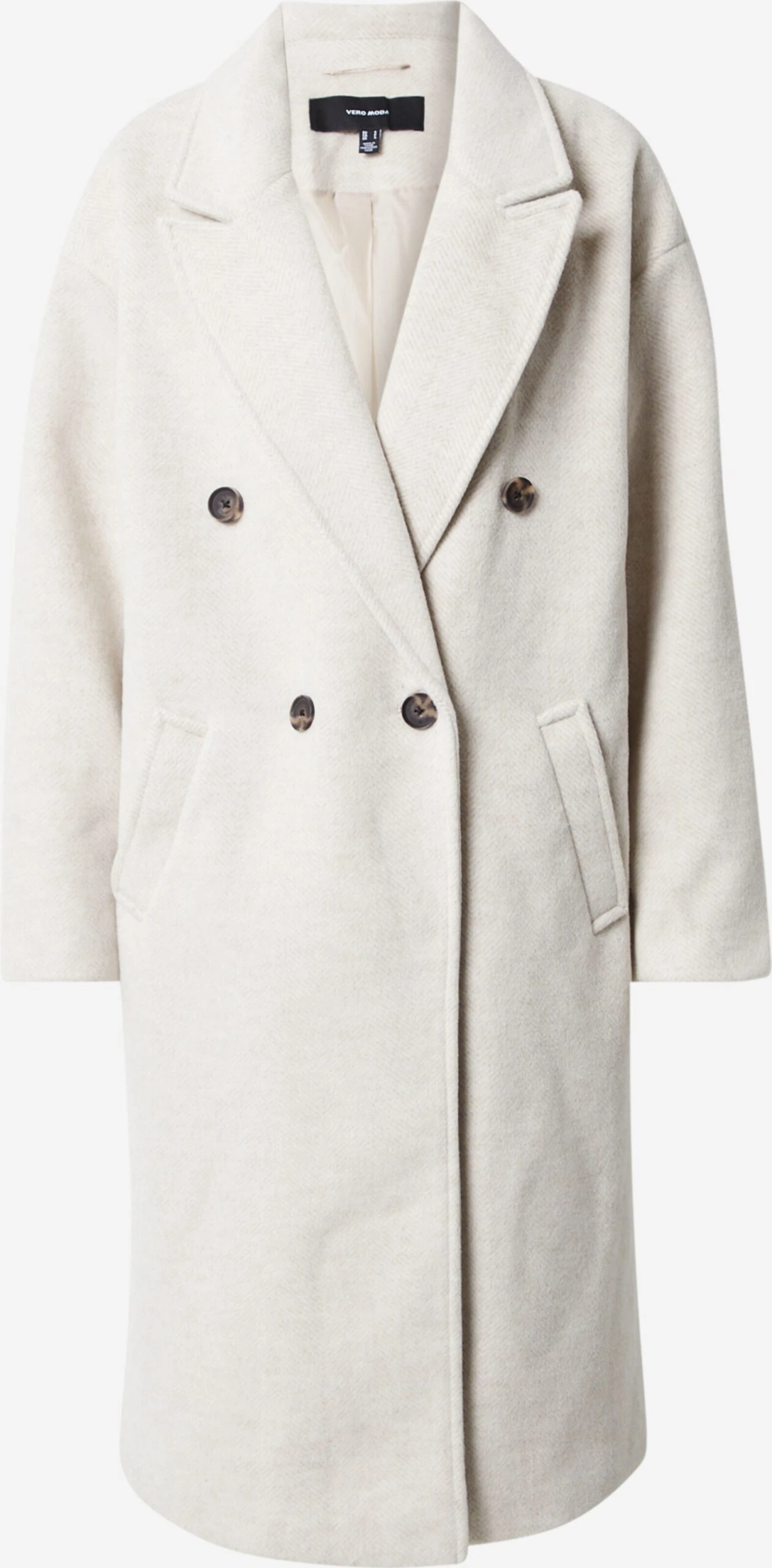 Vero Moda Tussenmantels Tussenmantel ISABEL Dames Crème 3 Vero Moda Tussenmantels Tussenmantel ISABEL Dames Crème