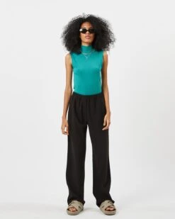 Minimum Mouwloze Shirts Top Mokka Dames Blauw -Dameskleding Verkoop Winkel bf1aa712778ebb28c510dcad9958d28d