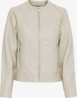 B.young Leren Jassen Tussenjas Dames Beige