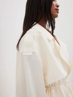 NA-KD Trenchcoats Zomerjas Dames Wit -Dameskleding Verkoop Winkel bfe895e1fb185fe236f3402cb7333bb5