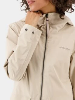 DIDRIKSONS Regenjassen Functionele Jas FOLKA Dames Beige -Dameskleding Verkoop Winkel c01083f78fbc5272858c5746029d1611