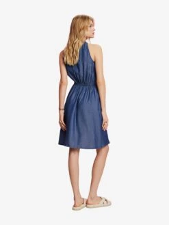 ESPRIT Mini Jurken Jurk Dames Donkerblauw -Dameskleding Verkoop Winkel c1751b27bc16a06c595798284d5aefb3