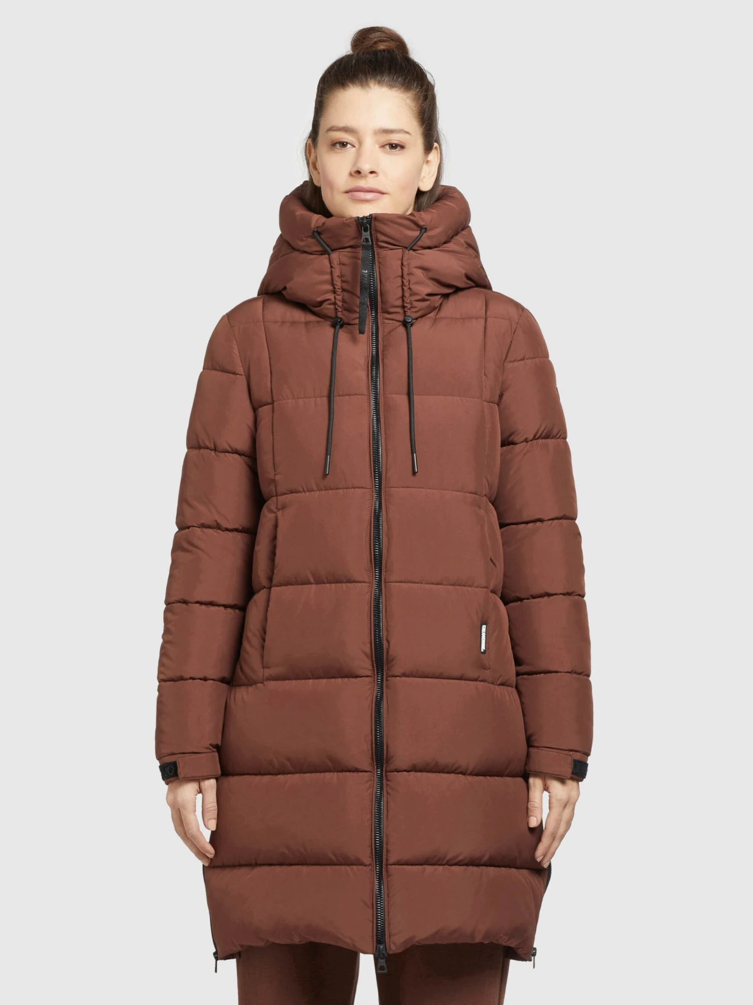 Khujo Wintermantels Wintermantel Youma Dames Karamel 4 Khujo Wintermantels Wintermantel Youma Dames Karamel - Afbeelding 2