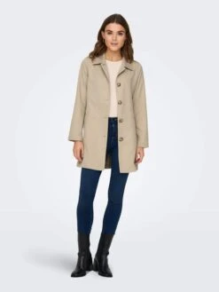 ONLY Trenchcoats Tussenmantel Line Dames Lichtbeige -Dameskleding Verkoop Winkel c1dc668e1ec210a8e892a0d6005fda60