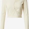 Longsleeves Shirt Elia Dames Beige -Dameskleding Verkoop Winkel c22a6112256d27e979d247d330569d8c