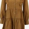 Blousejurken Blousejurk ANNA Dames Bruin -Dameskleding Verkoop Winkel c3e33a11f3ca80cf9459f936c78741be