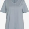 Ulla Popken T-shirts Shirt Dames Lichtgrijs -Dameskleding Verkoop Winkel c4744b0be1319fd55ace5229cb902e77