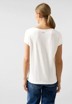STREET ONE T-shirts Shirt Dames Offwhite -Dameskleding Verkoop Winkel c48b4b5f035ca2866e1280583d322fed