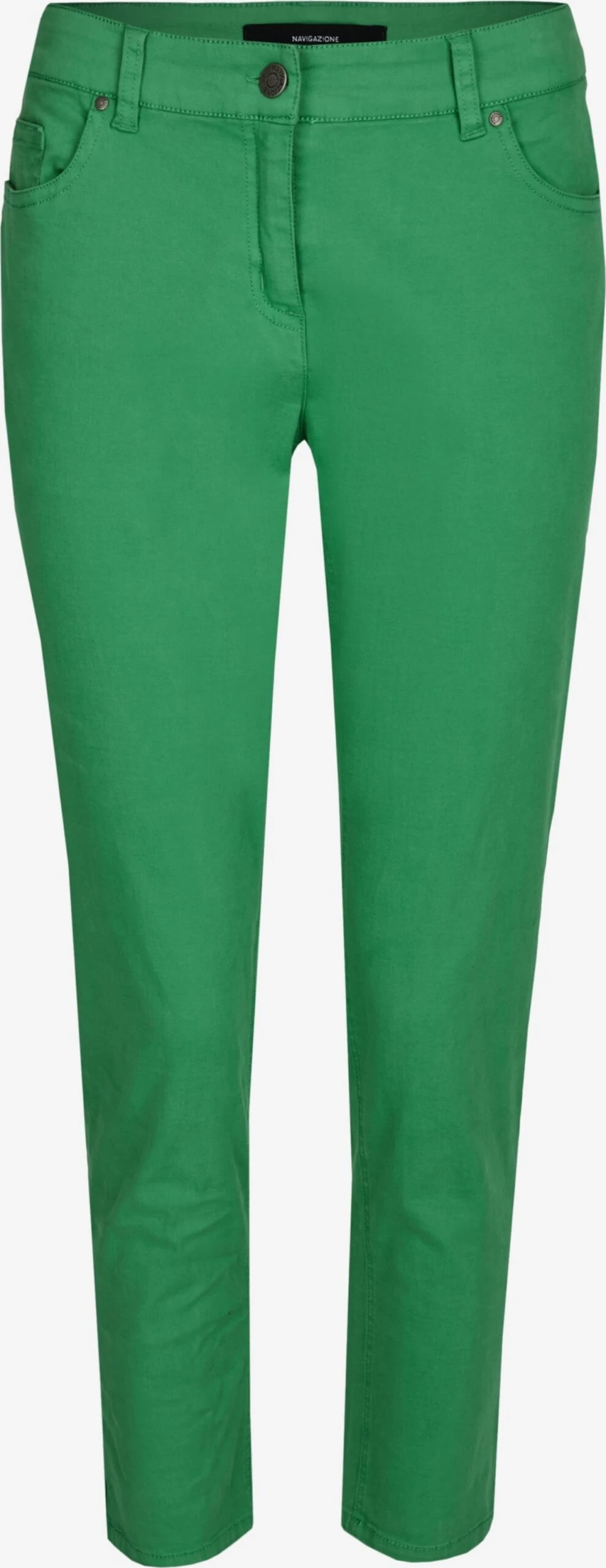 Denim Shorts Slimfit Jeans Dames Grasgroen 3 Denim Shorts Slimfit Jeans Dames Grasgroen