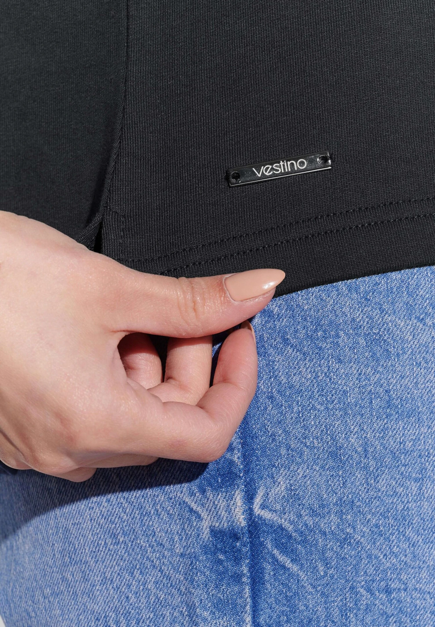 Hoodies Sweatshirt Dames Zwart 8 Hoodies Sweatshirt Dames Zwart - Afbeelding 6