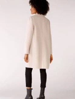 Oui Wollen Mantels Tussenmantel Mayson Dames Beige -Dameskleding Verkoop Winkel c724b804d5a9c480e297476d4574a07e