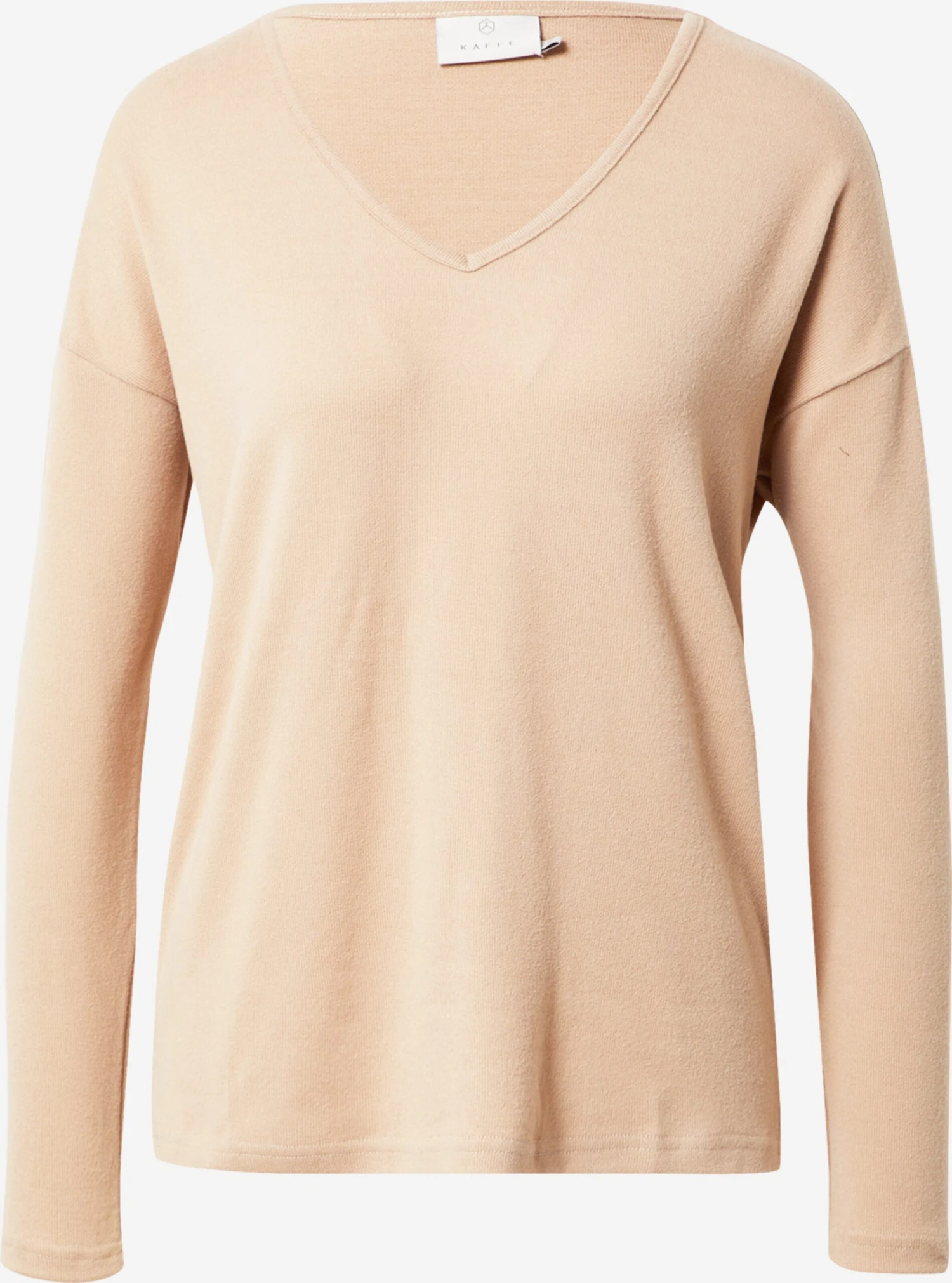 Kaffe Basic Truien Trui Siane Dames Beige 3 Kaffe Basic Truien Trui Siane Dames Beige