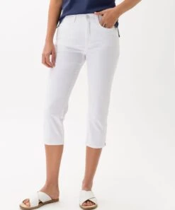 BRAX Denim Shorts Slimfit Jeans Mary Dames Wit -Dameskleding Verkoop Winkel c875540d366cbef233ee7c08ce2954e0