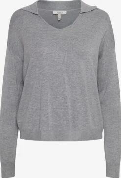 B.young Truien Trui PIMBA Dames Lichtgrijs