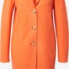 Oui Wollen Mantels Tussenmantel Mayson Dames Oranje